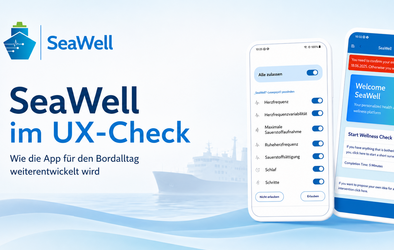 AI-healthy ship betrachtete SeaWell bei einem UX-Workshop am ZfAM in Hamburg konsequent aus der Perspektive der Seeleute
